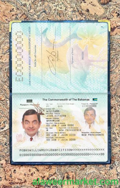 Bahamas passport photo look